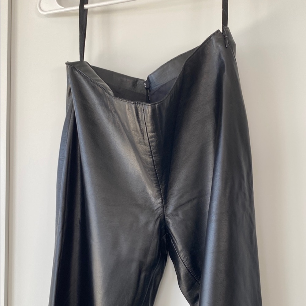 Black Leather Pants